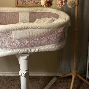 Floor-Standing Crib Mobile Arm - 57.8 Inch Wooden Mobile Arm for Crib - Movable